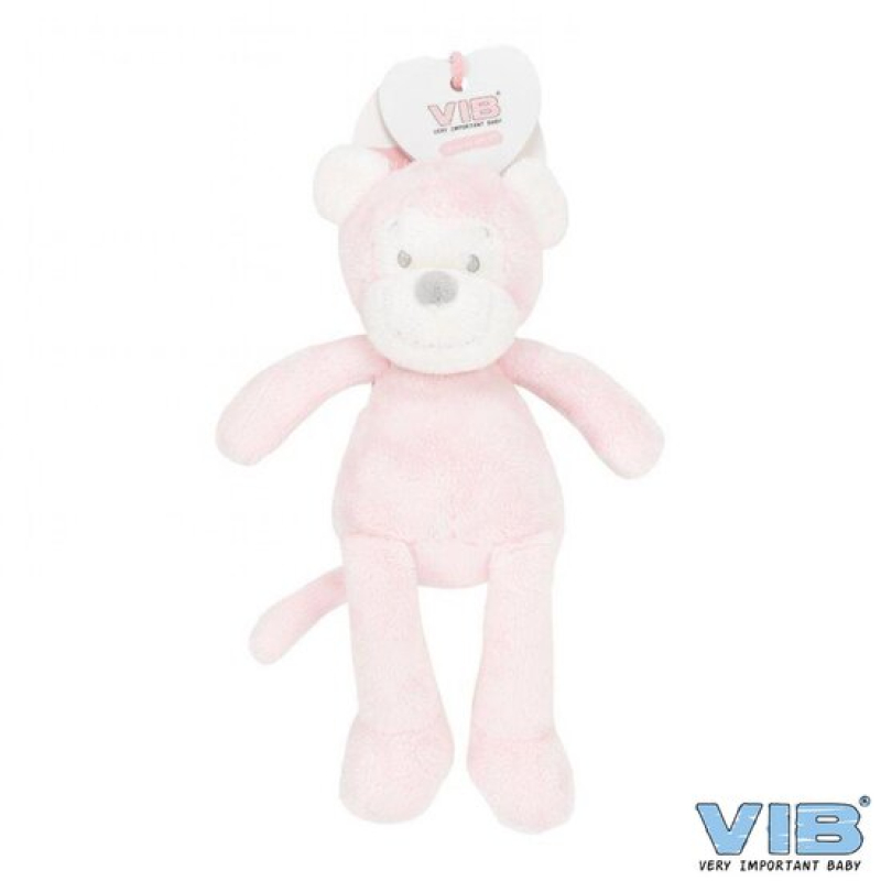 VIB pluche aap roze