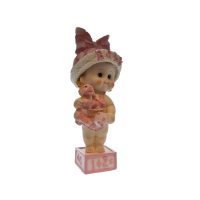 spaarpot baby staand blauw of roze