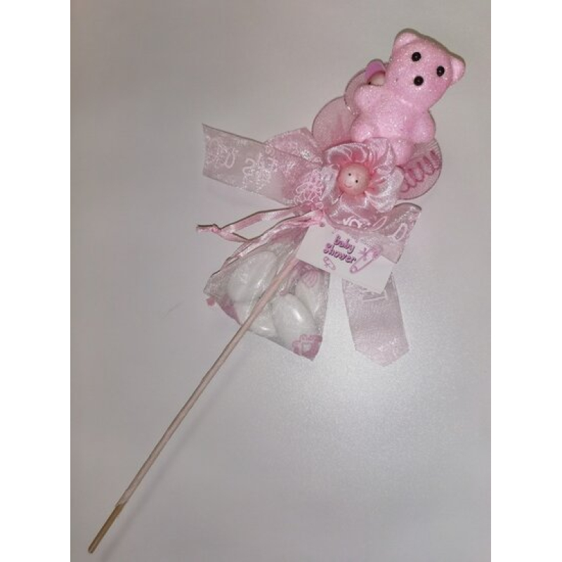 Beertje met organza zakje