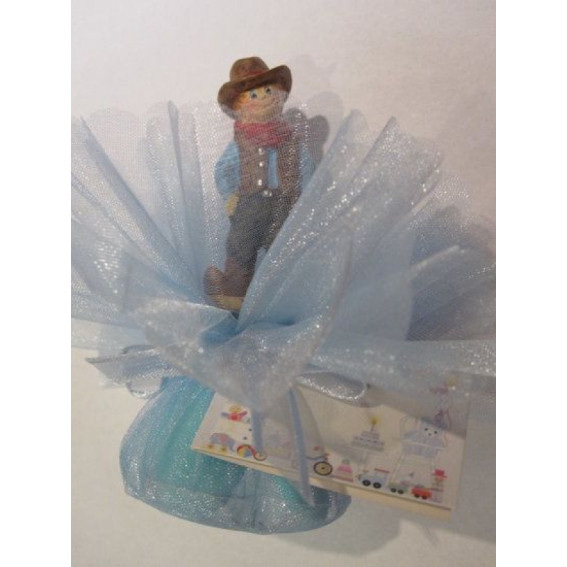 beeldje cowboy op tule