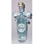 flesje douchegel in blauw of roze