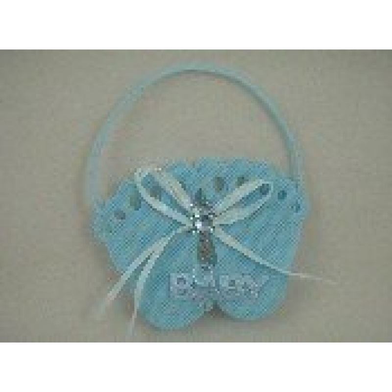 tasje voetjes blauw