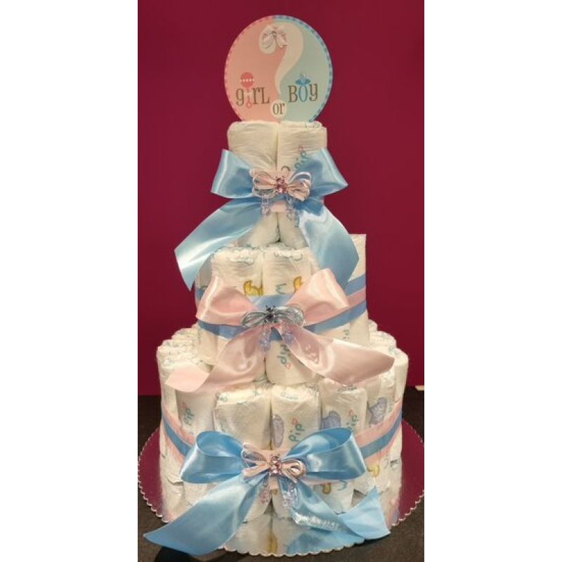 luiertaart gender reveal