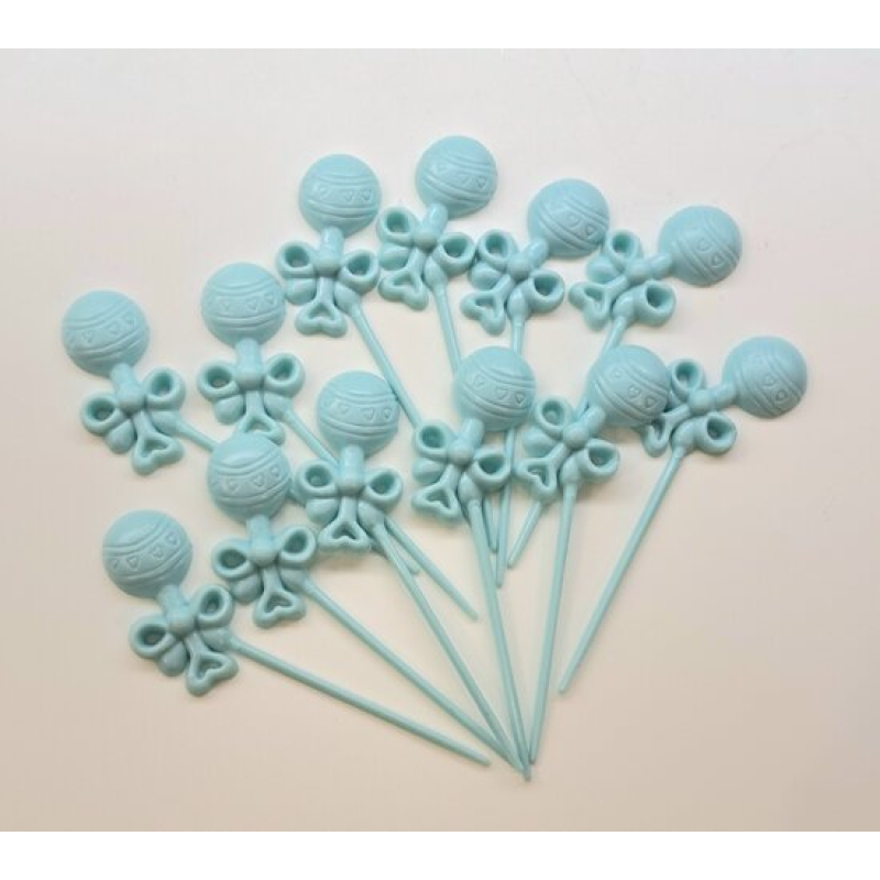 12 cupcake toppings rammelaar blauw