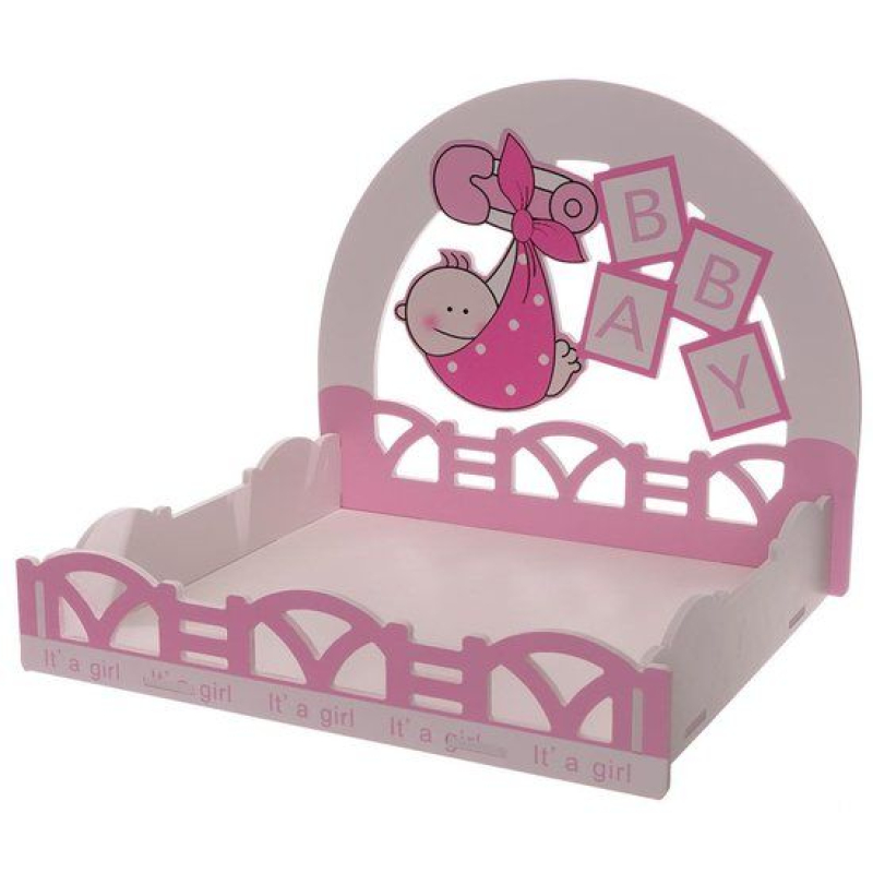 presentatie plateau baby roze
