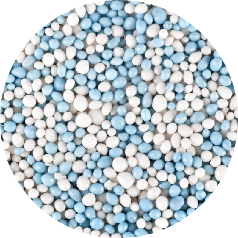 geboortemuisjes blauw-wit of roze-wit 900 gram