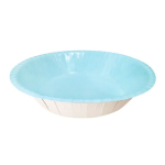 20x diep bordje karton blauw, roze of wit