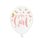 6 ballonnen it's a girl of its a boy