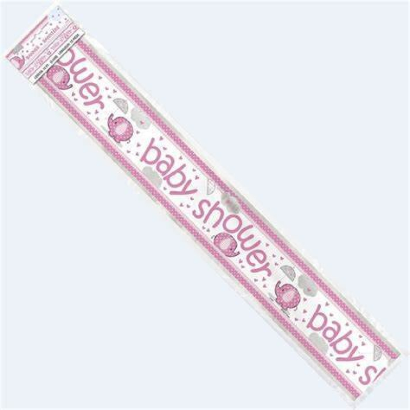 roze banner babyshower