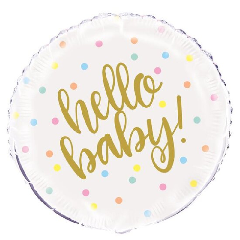 folieballon hello baby