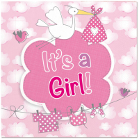 20 servetten it's a boy of its a girl
