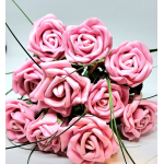 bloemtros 10 bloemen in zalm of roze