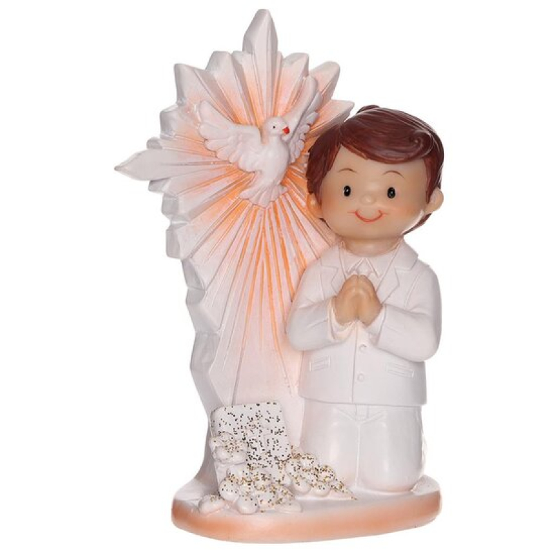 beeldje communie jongen of meisje voor zonnekrans 12cm