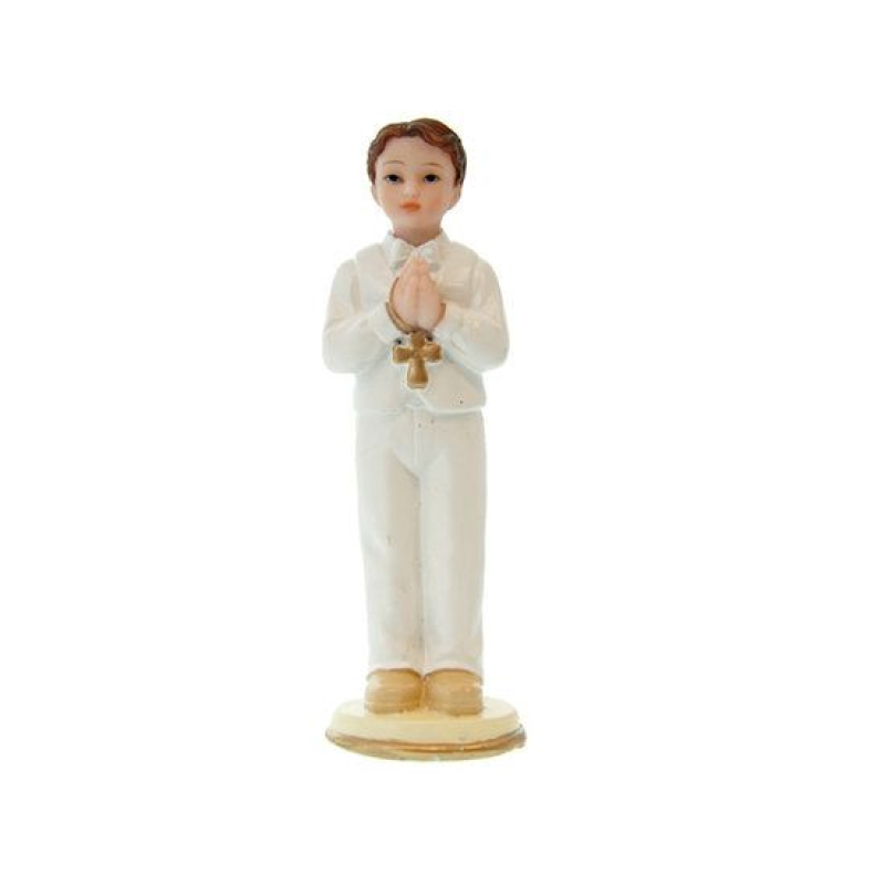 beeldje communiejongen staand 10cm