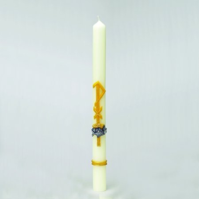 doopkaars 40cmx4cm PX water