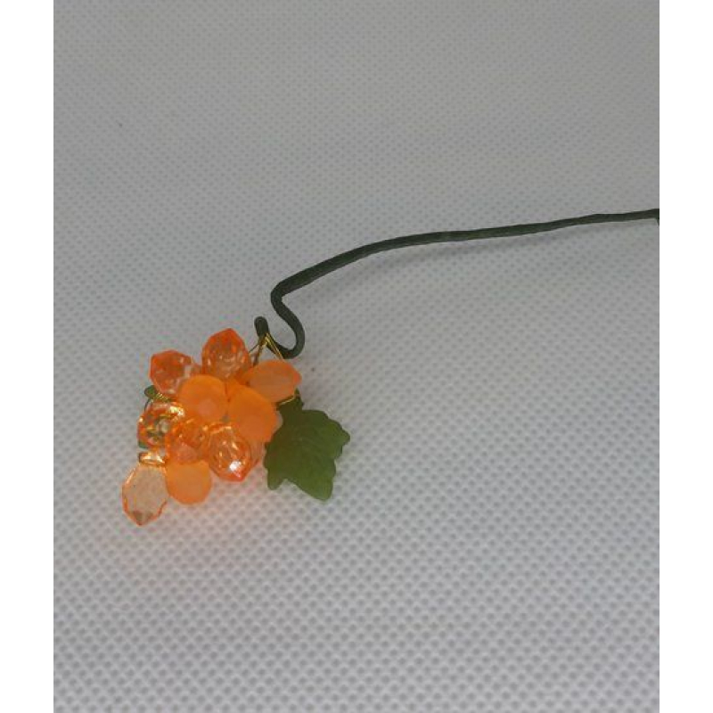 10x druiventrosje van glas