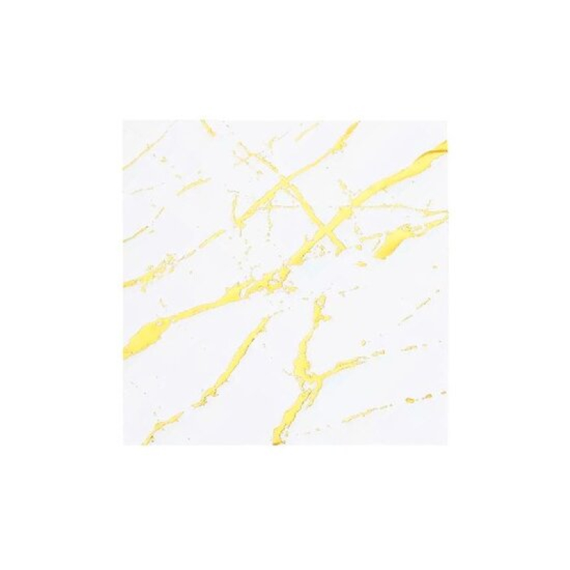 20 servetten goud marmer effect