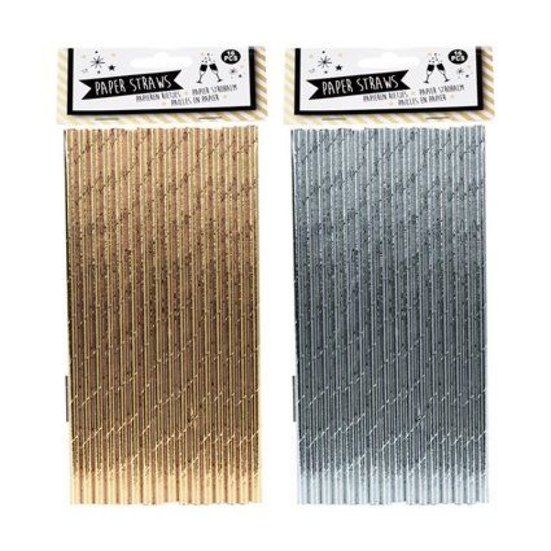 16 rietjes zilver of goud