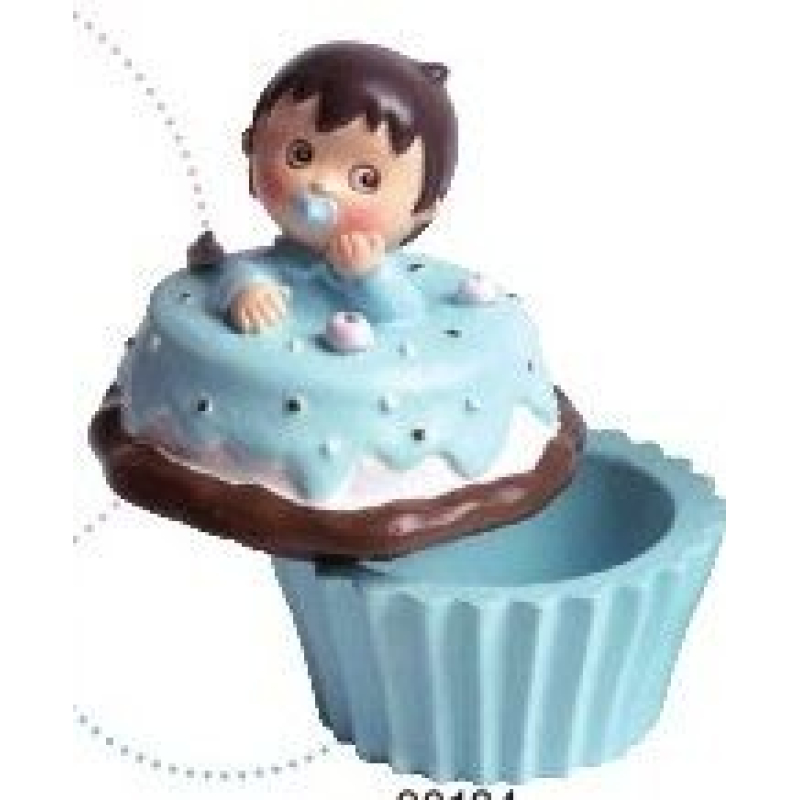 cupcake jongen of meisje bakje