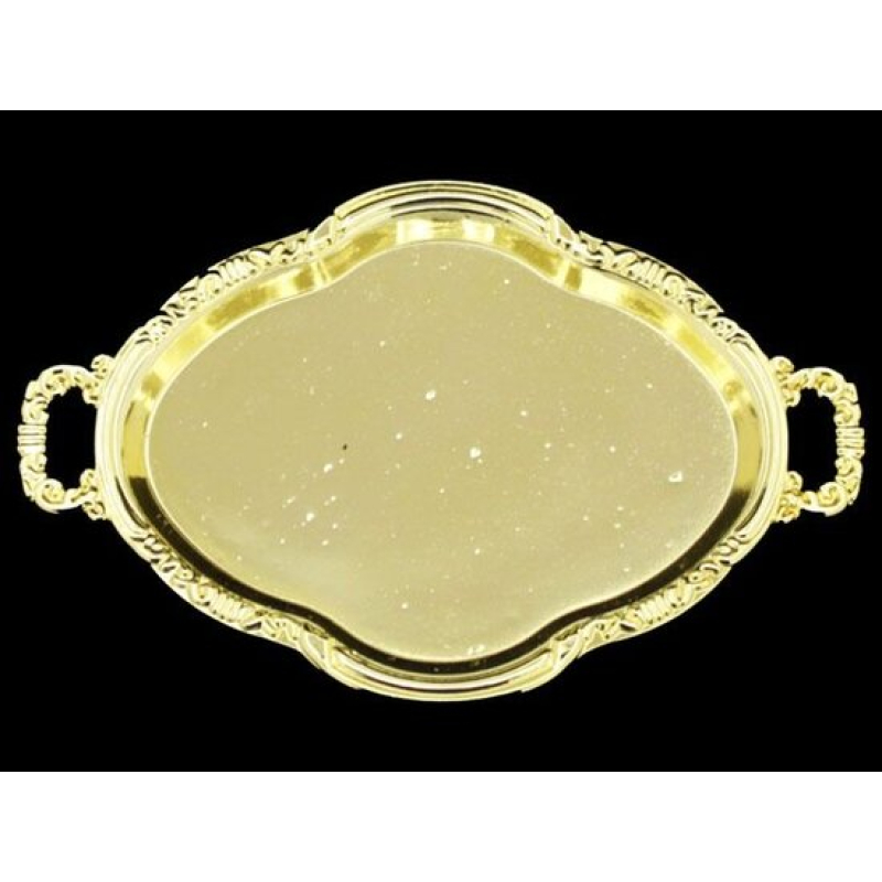 dienblad mini ovaal goud of zilver