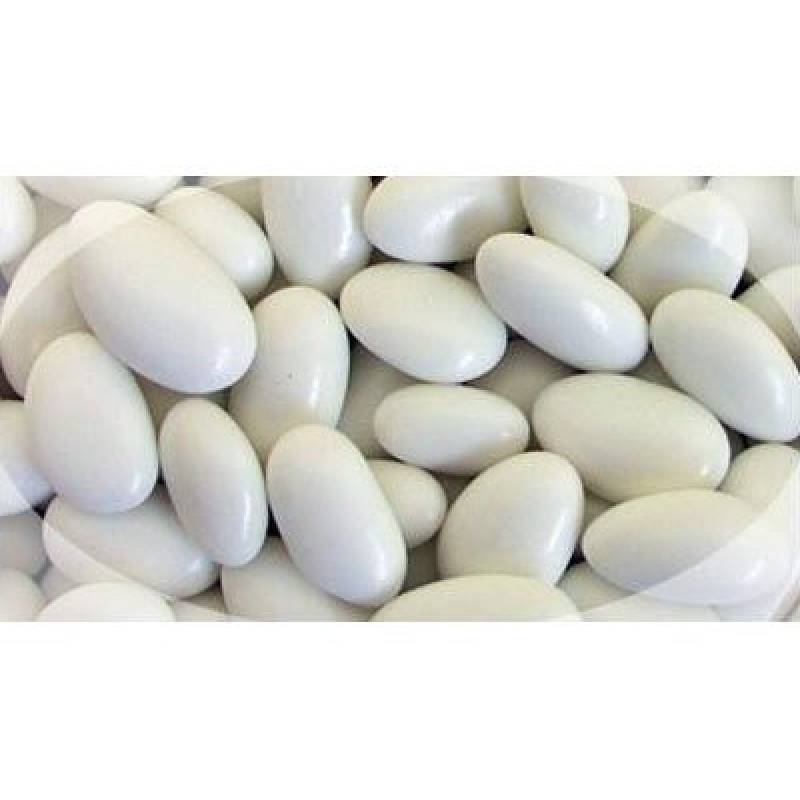500 gram amandelbonen wit, blauw of roze