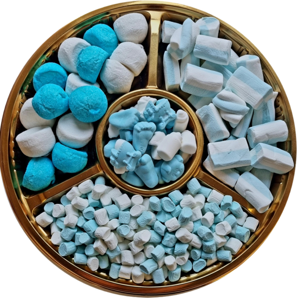 snoepschaal blauw
